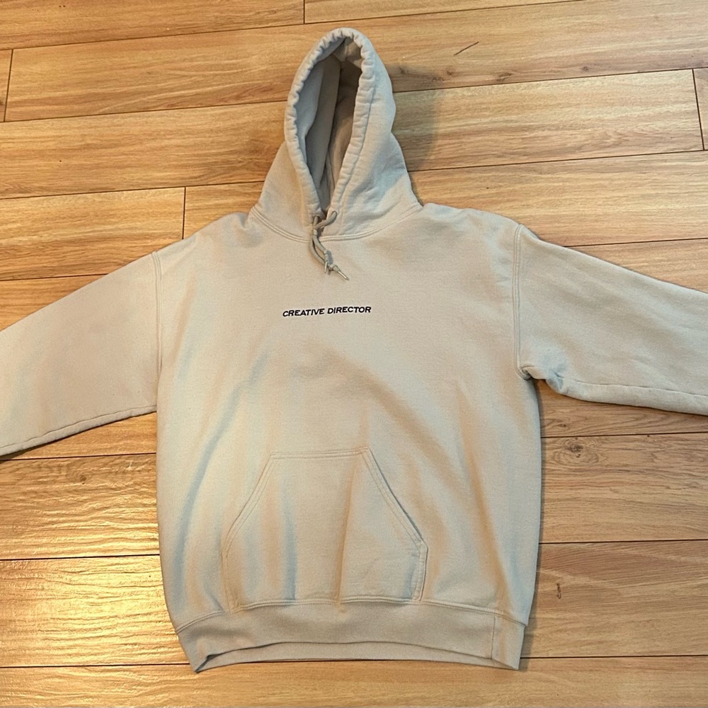 Creative Director Beige Hoodie